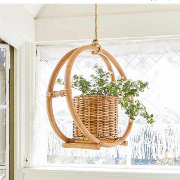 Opalhouse Accents Hanging Rattan Planter Opalhouse Jungalow Poshmark